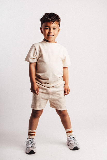Baje Studio - shortsleeve Leon - white coconut