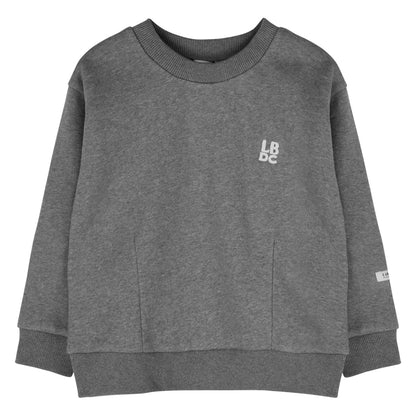 Labo - sweater Lior - grey melange dark