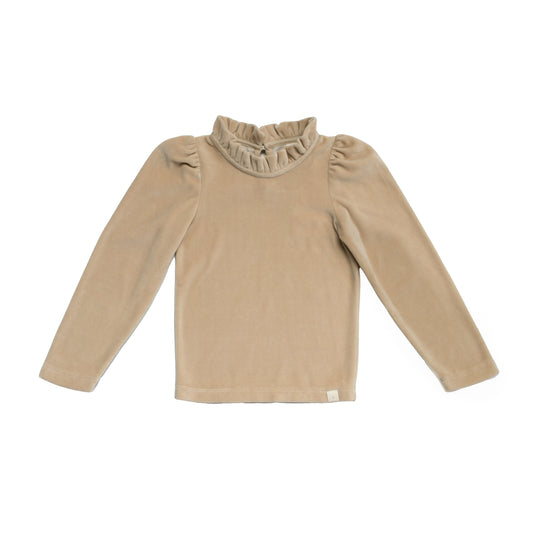 Velvet top Loulou ~ sand