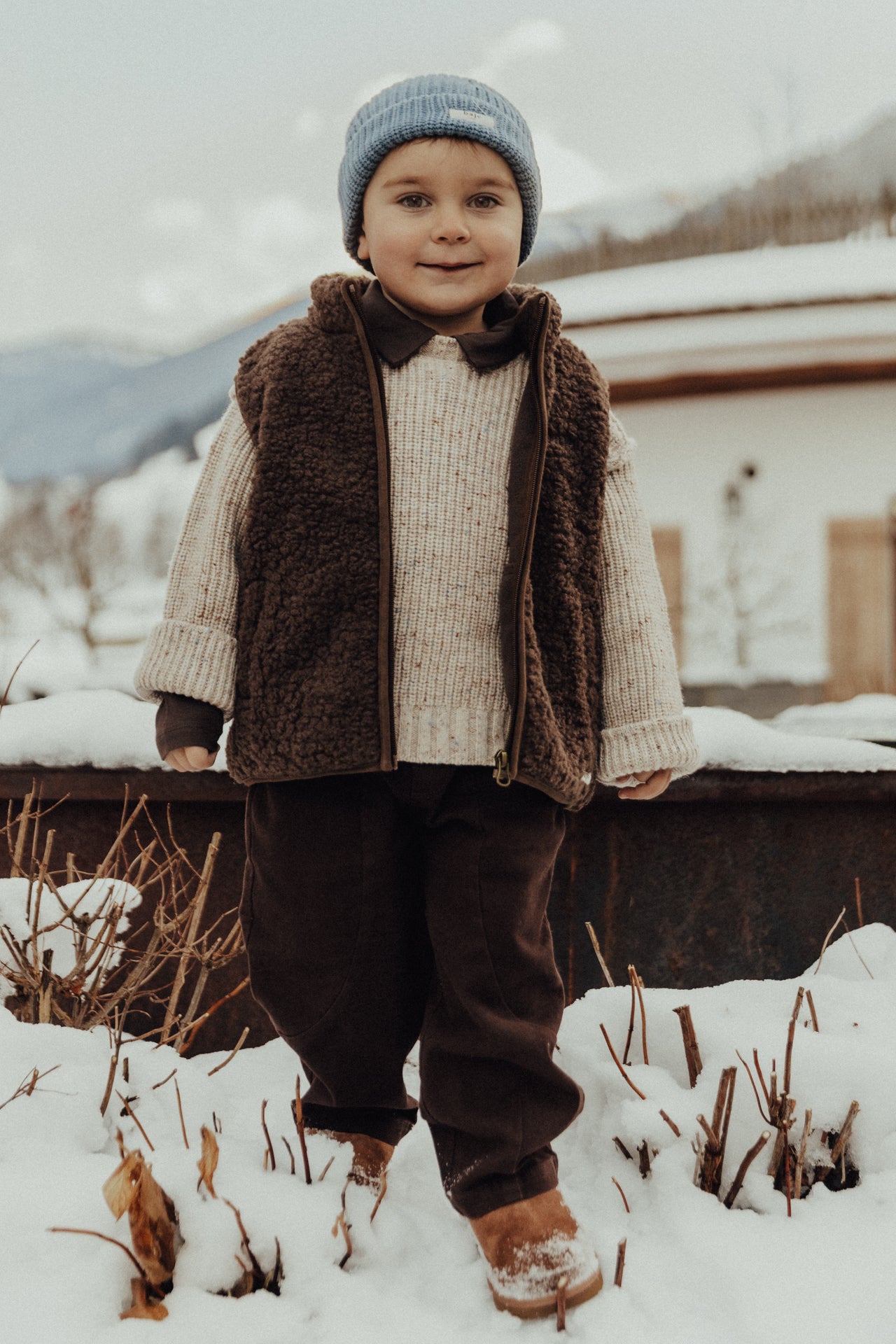 Baje Studio - knit sweater Lowe - light taupe
