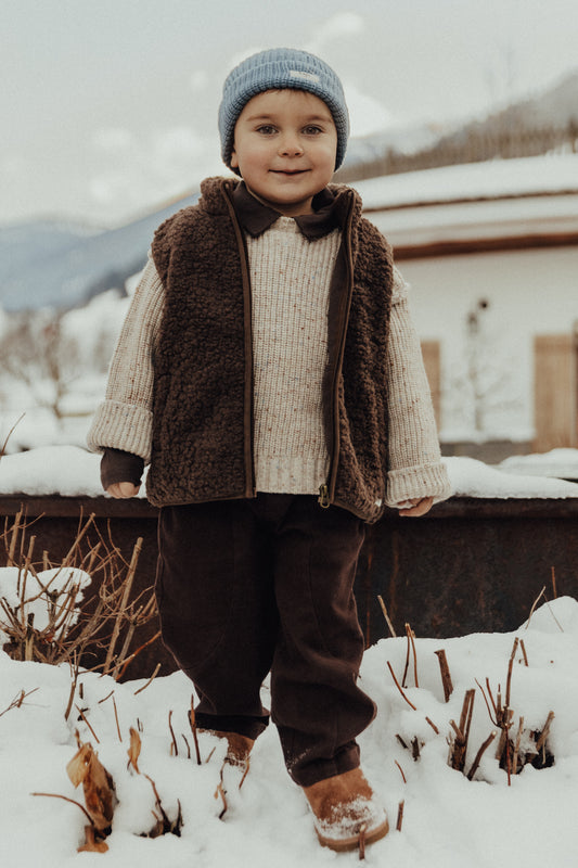 Baje Studio - knit sweater Lowe - light taupe