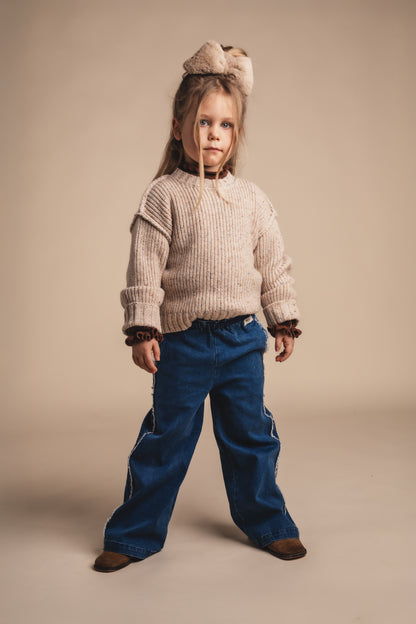 Baje Studio - knit sweater Lowe - light taupe