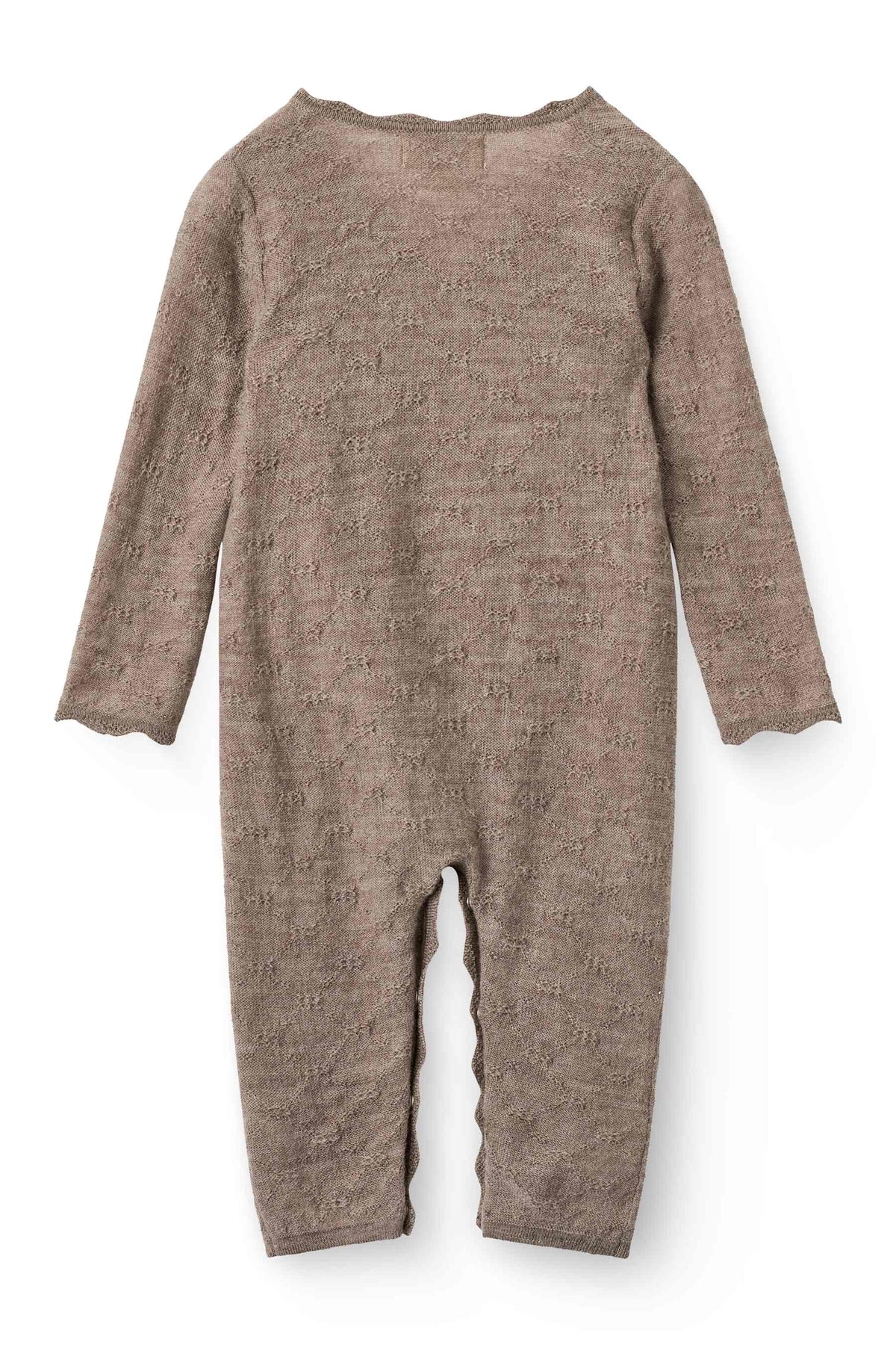 Copenhagen Colors - merino wool suit with scallop edge - natural melange