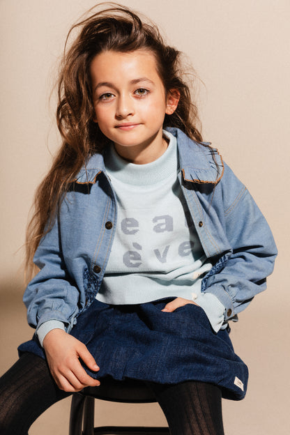 Labo - balloon skirt  Luxi - blue denim