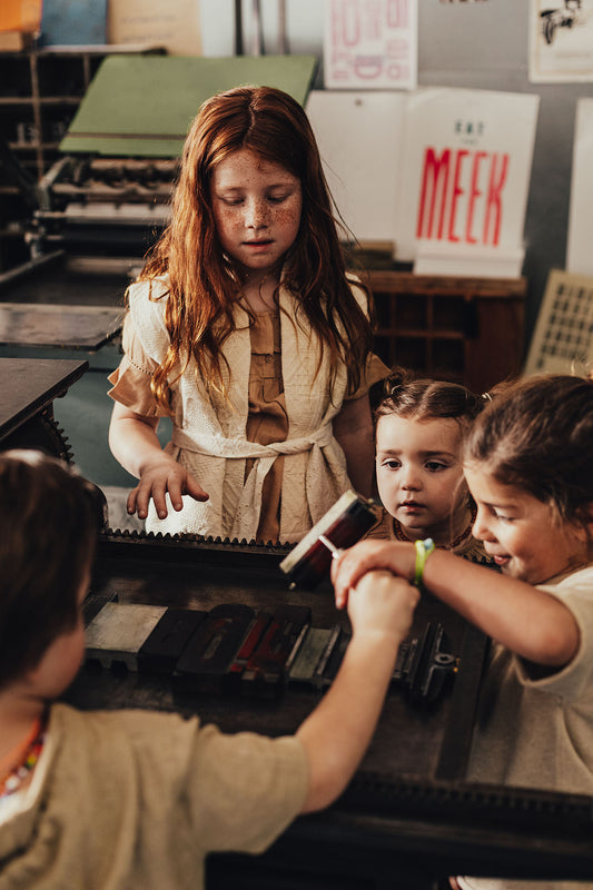 Baje Studio - woven gilet Amanta - crème