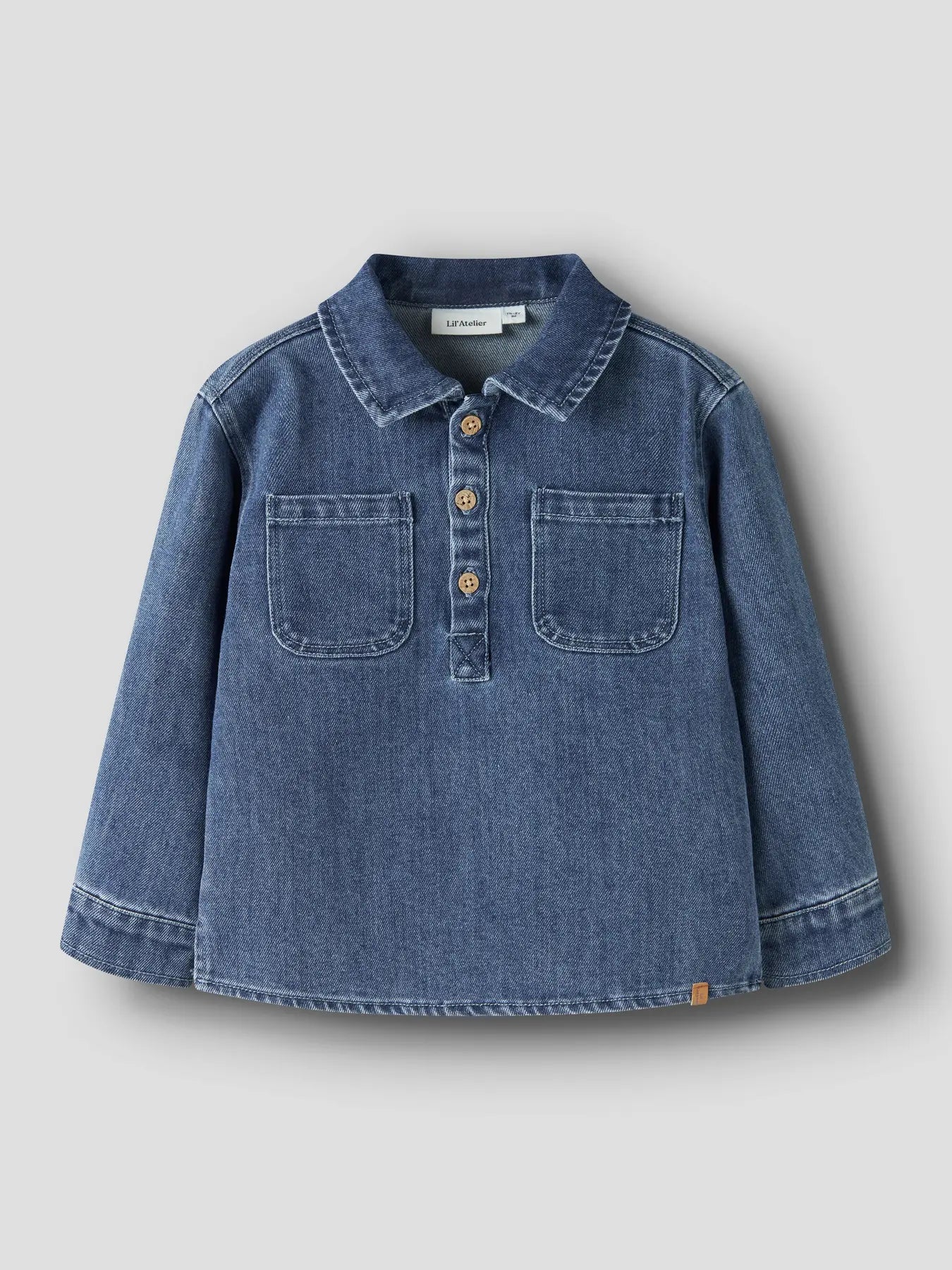Lil'Atelier - overshirt Obello - dark blue denim