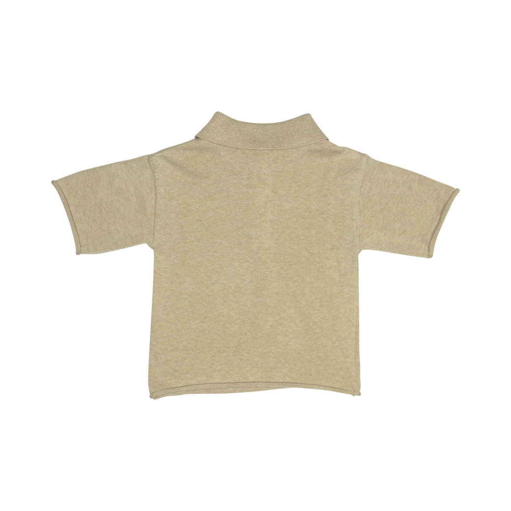 Cashmere polo Mackay ~ sand