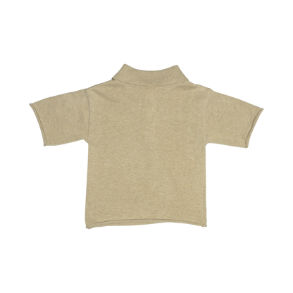 Cashmere polo Mackay ~ sand