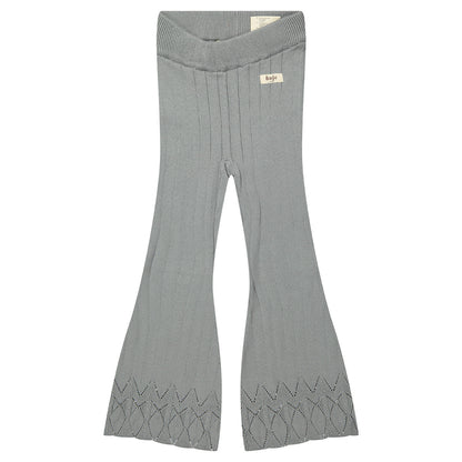 Knitted ajour flare Mary ~ greyish blue