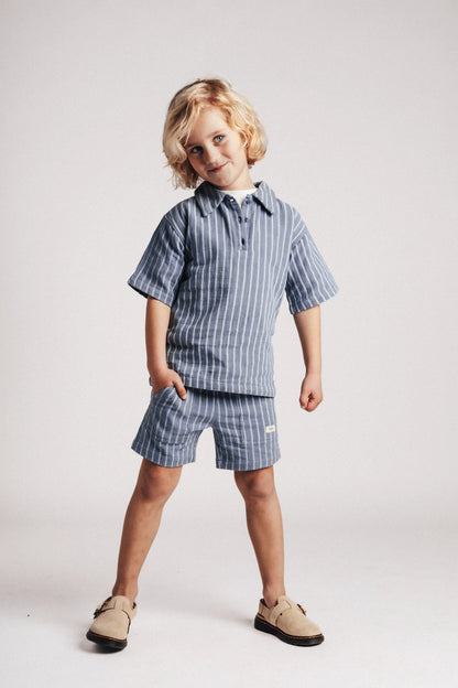 Baje Studio - shorts Mathieu - blue stone
