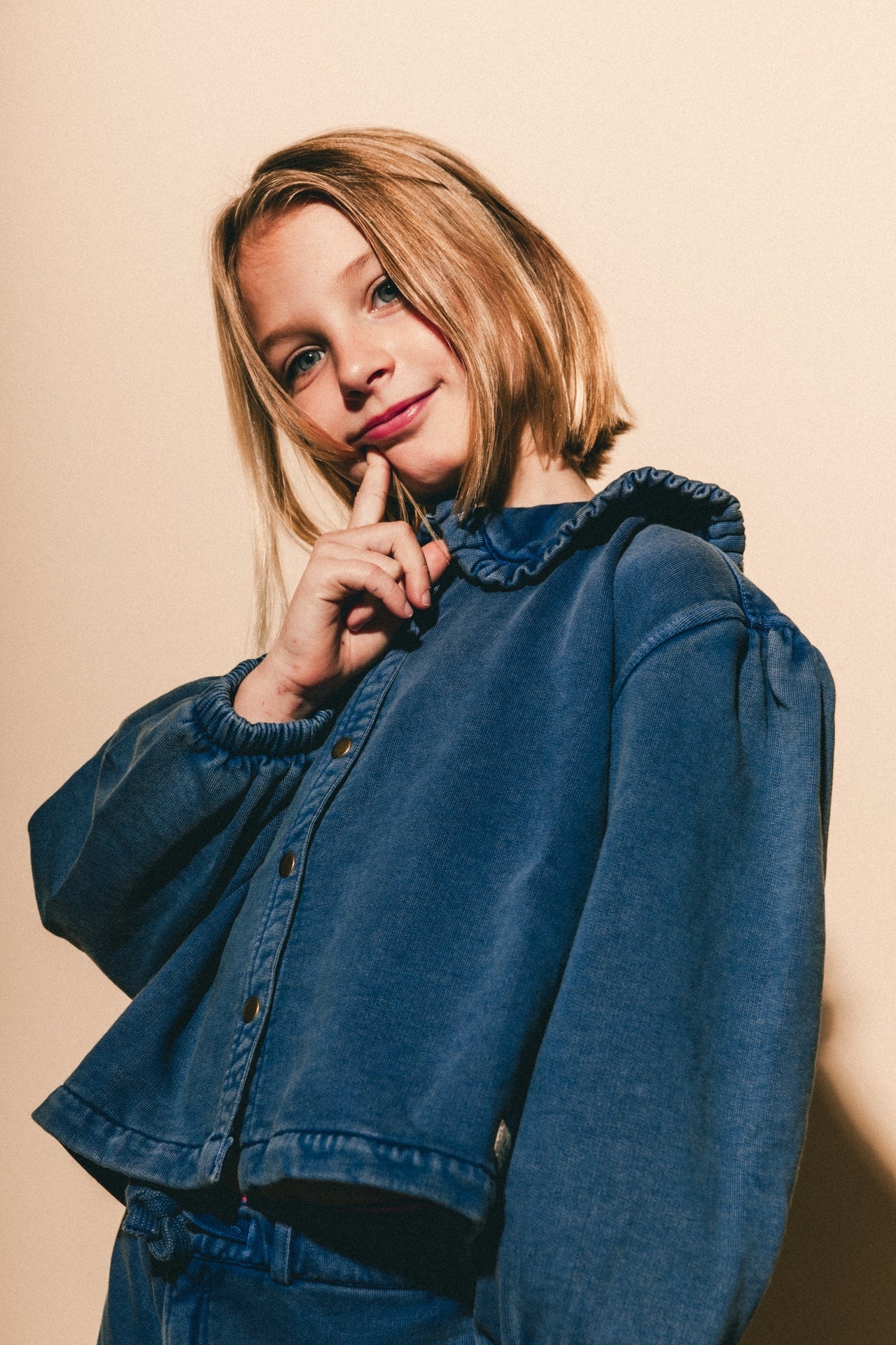 Labo - sweat blouse Mae - blue denim