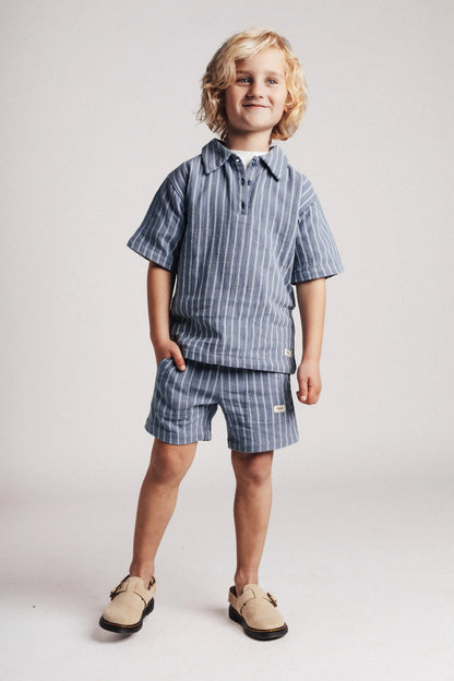 Baje Studio - shorts Mathieu - blue stone