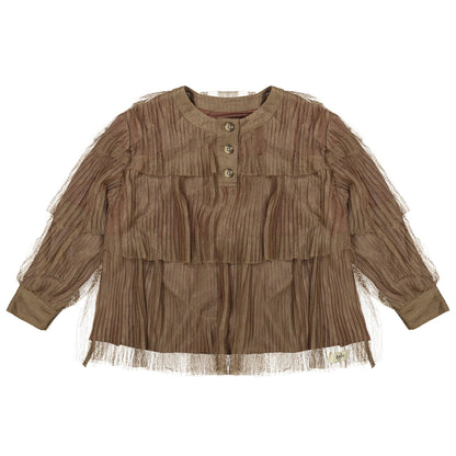 Baje Studio - blouse Meyrin - brown cacao