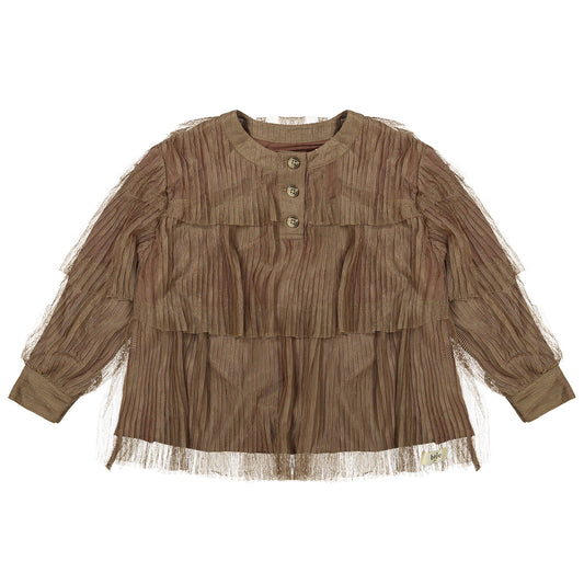 Baje Studio - blouse Meyrin - brown cacao
