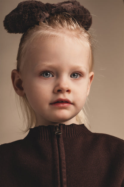 Baje Studio - sweater Meza - brown choco