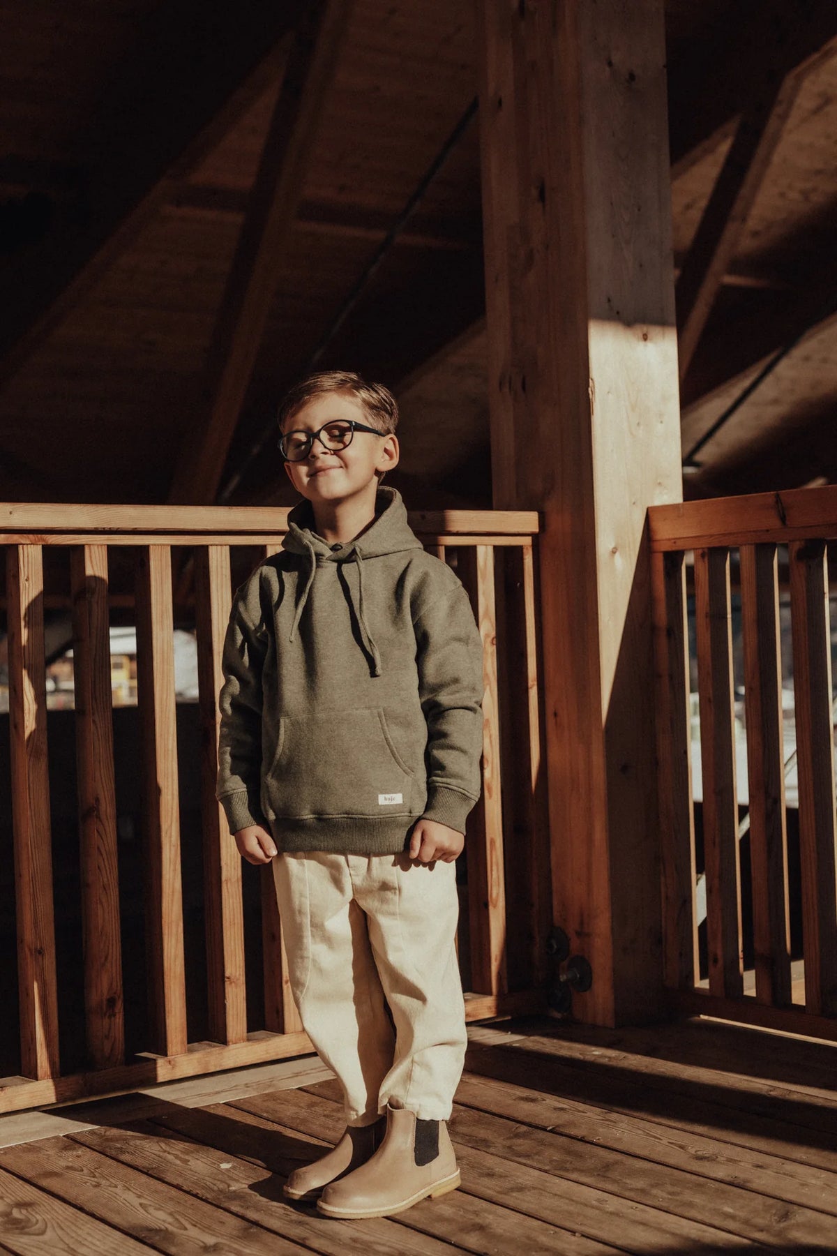 Baje Studio - hoodie Moose - green agave