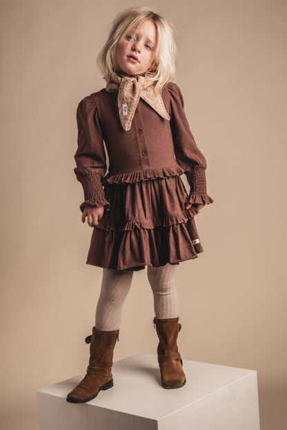 PRE ORDER - Baje Studio - dress Moule - copper brown