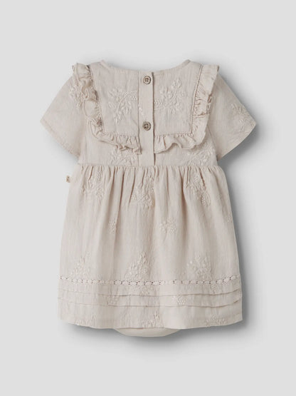Lil'Atelier - woven body dress - pumice stone