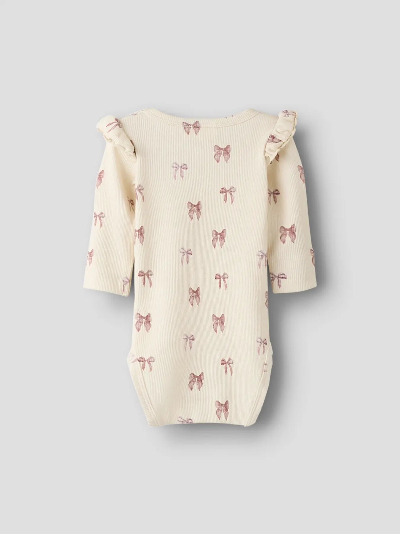 Lil'Atelier - slim fit body bow - turtledove/pink