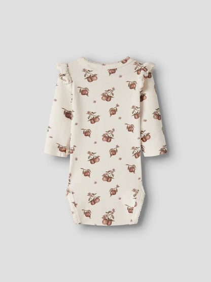 Lil'Atelier - slim fit body apple - turtledove/maple syrup