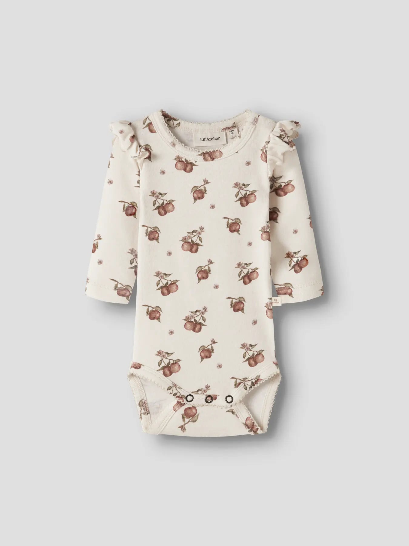 Lil'Atelier - slim fit body apple - turtledove/maple syrup