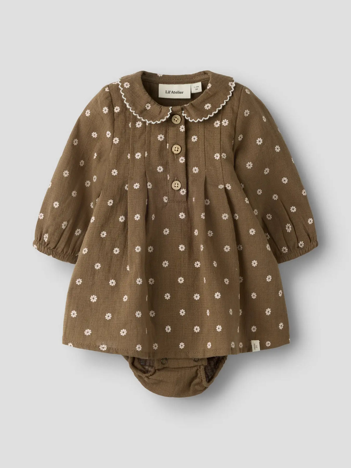Lil'Atelier - body dress Hulla - teak flower