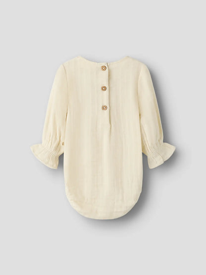 Lil'Atelier - woven shirt body - turtledove