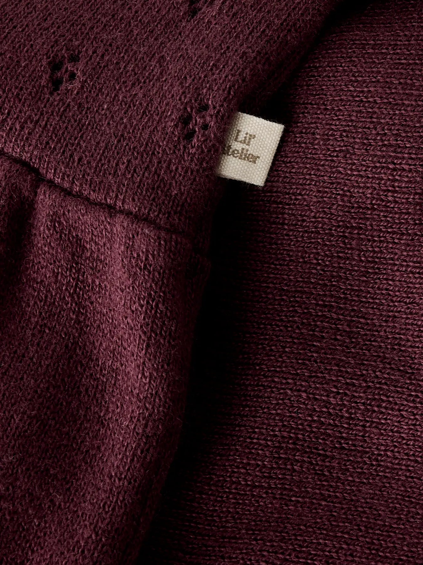 Lil'Atelier - knit dress baby - Catawba Grape