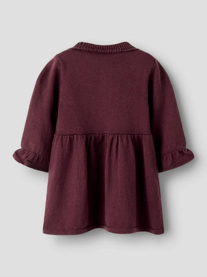 Lil'Atelier - knit dress baby - Catawba Grape