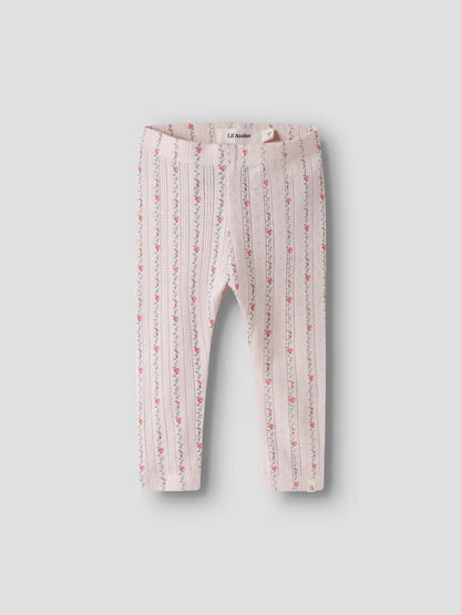 Lil'Atelier - ajour legging Rachello - morganite flower