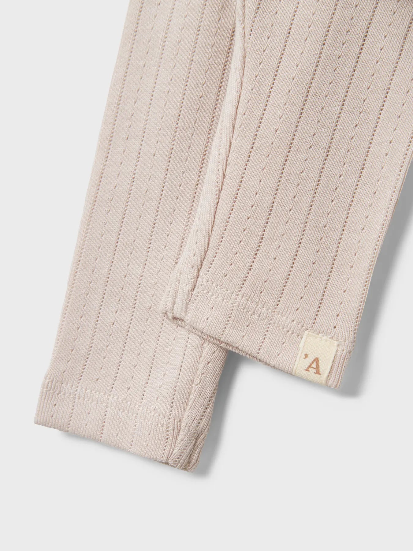 Lil'Atelier - ajour legging - gray morn