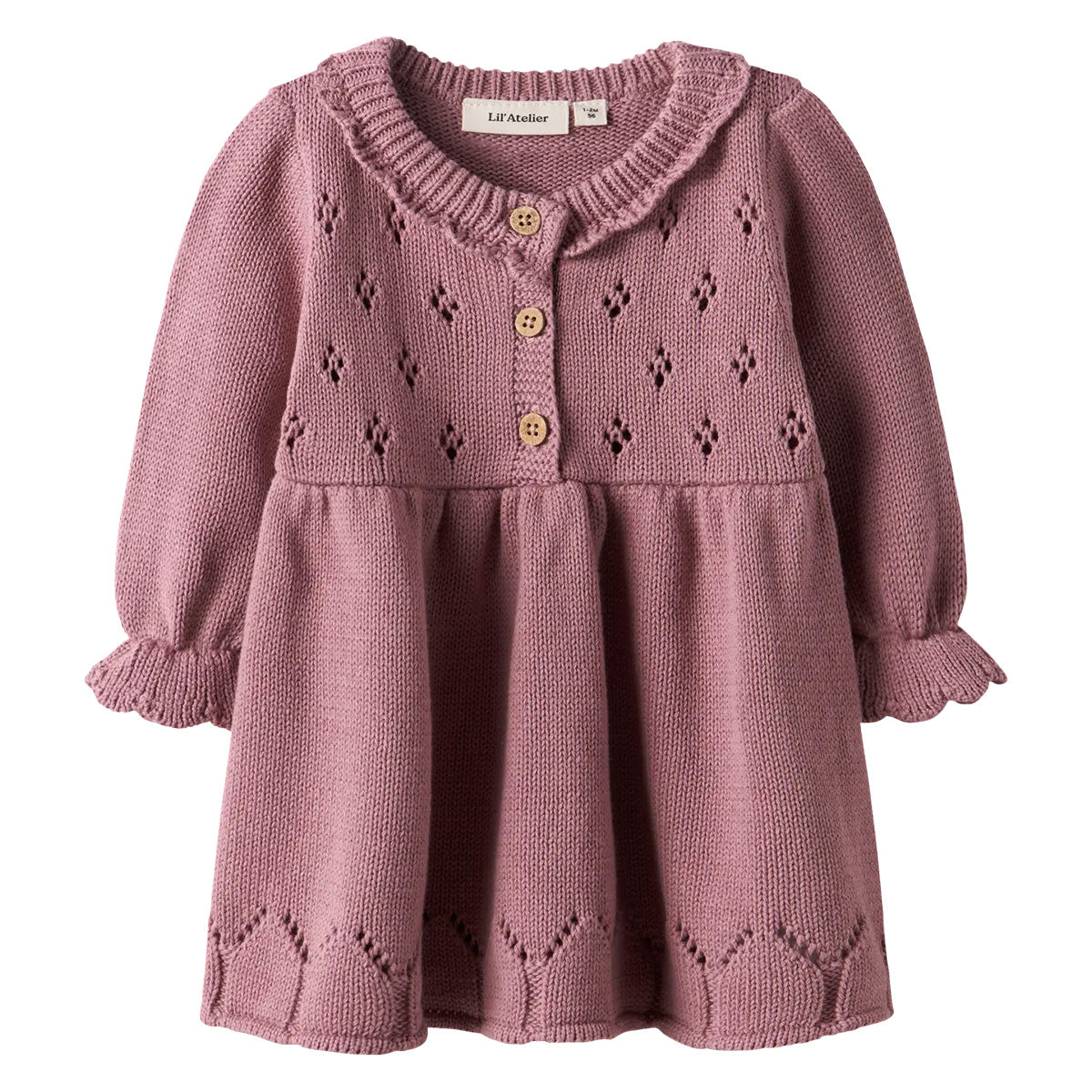 Lil'Atelier - knit dress Lia baby - nostalgia rose