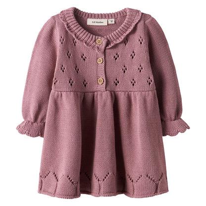 Lil'Atelier - knit dress Lia baby - nostalgia rose