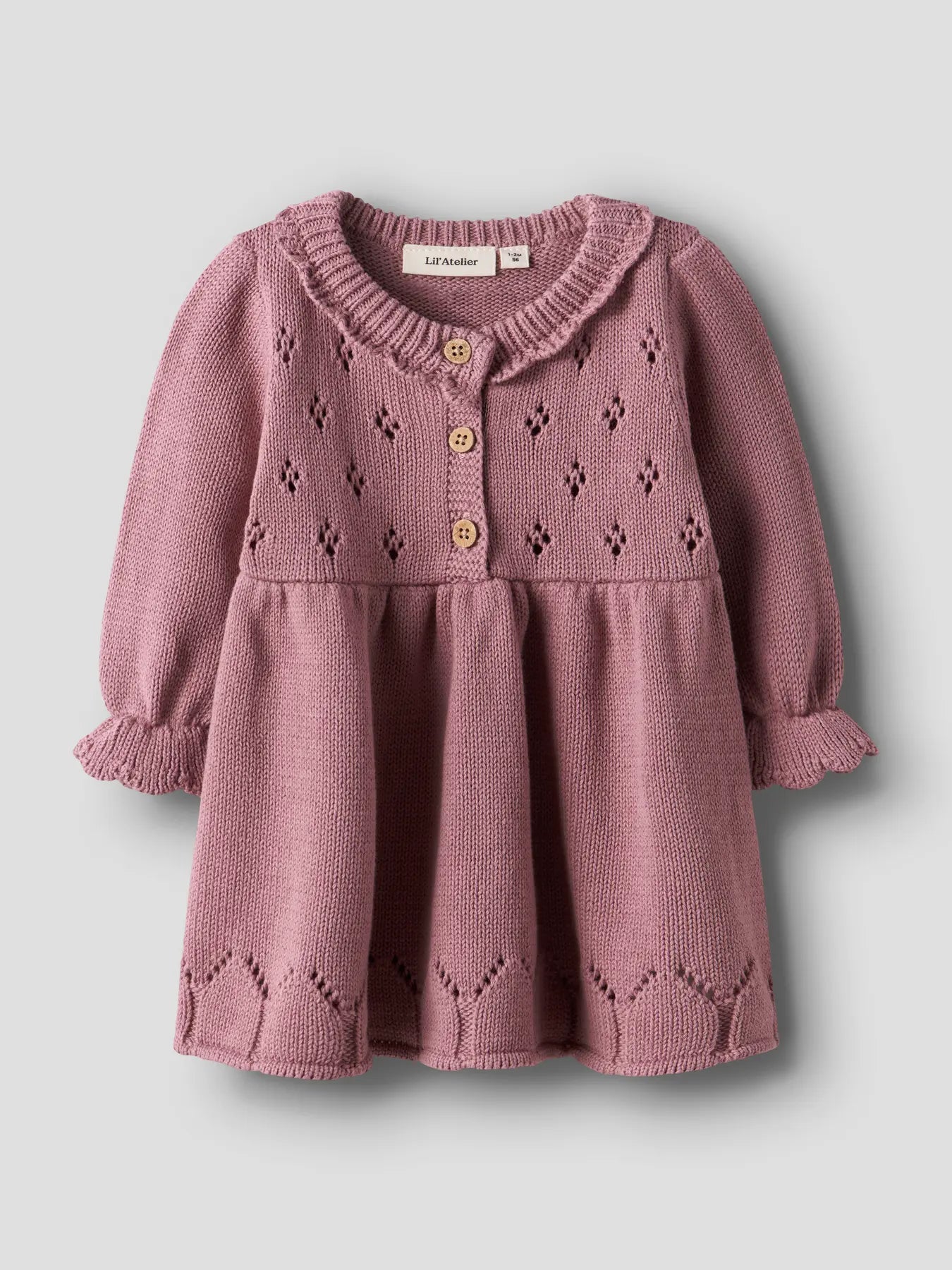 Lil'Atelier - knit dress Lia baby - nostalgia rose