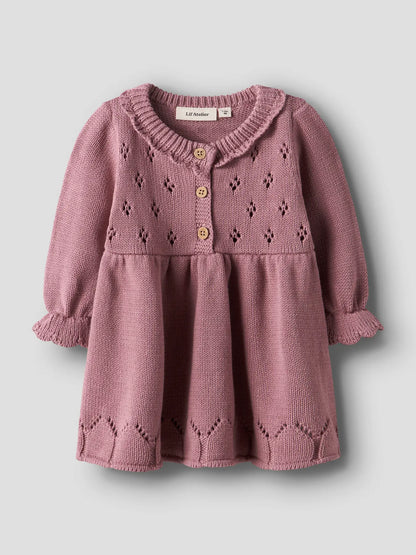 Lil'Atelier - knit dress Lia baby - nostalgia rose