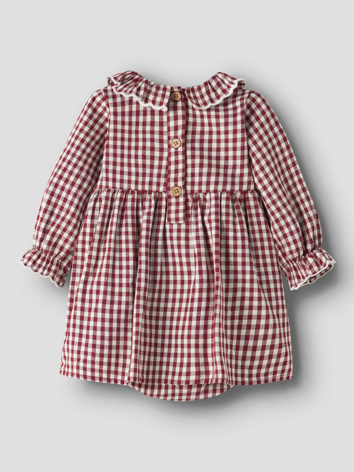 Lil'Atelier - gingham body dress Roanne - biking red