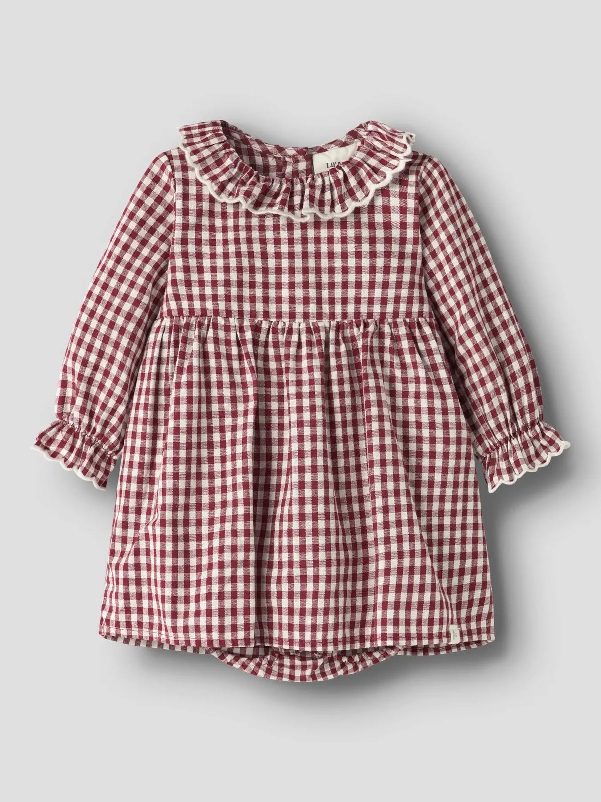 Lil'Atelier - gingham body dress Roanne - biking red