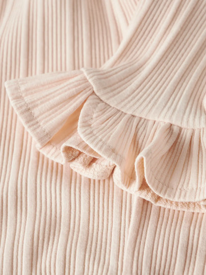 Lil'Atelier - twill rib legging - novelle peach