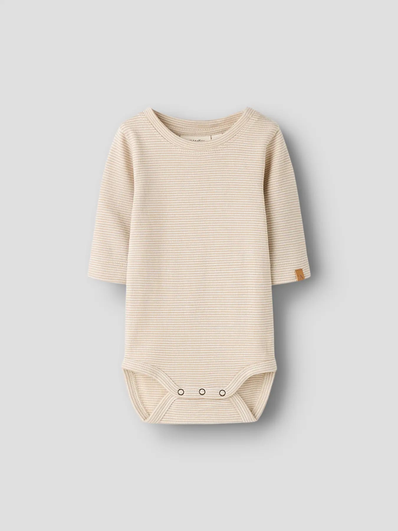 Lil'Atelier - longsleeve body - oxford tan stripe