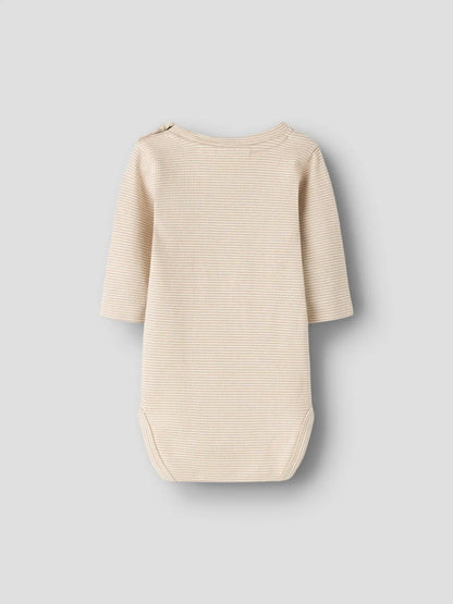 Lil'Atelier - longsleeve body - oxford tan stripe