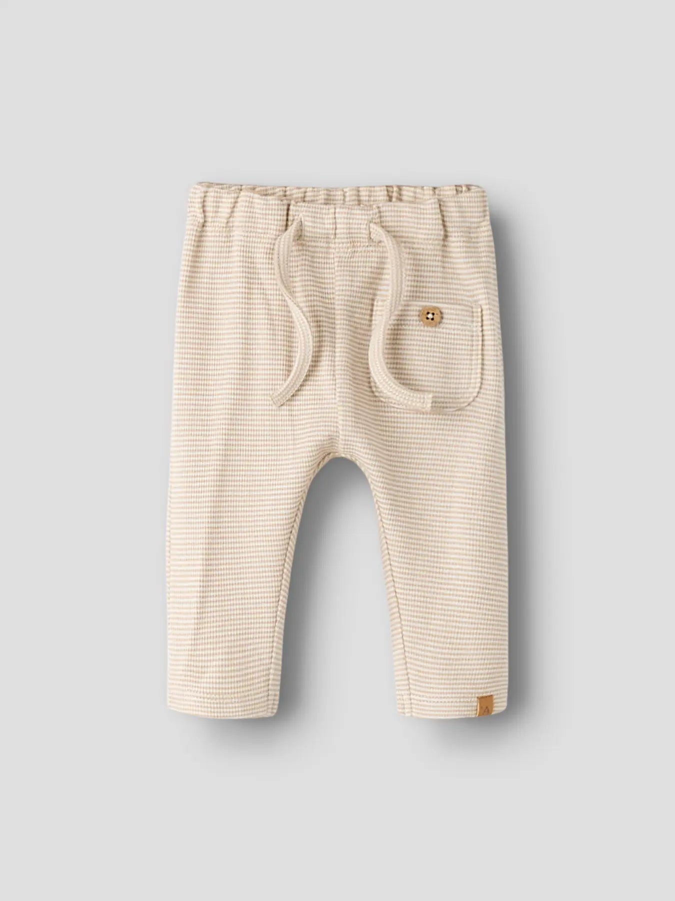 Lil'Atelier - loose pants - oxford tan stripe