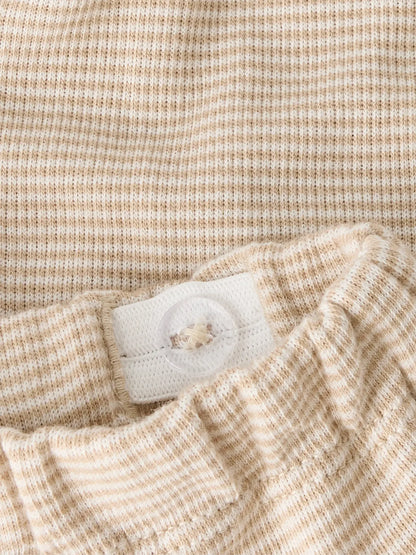Lil'Atelier - loose pants - oxford tan stripe
