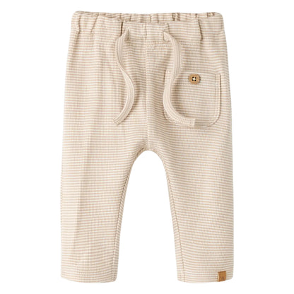 Lil'Atelier - loose pants - oxford tan stripe
