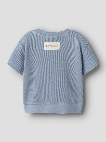Lil'Atelier - sweat shirt sailboat - dusty blue