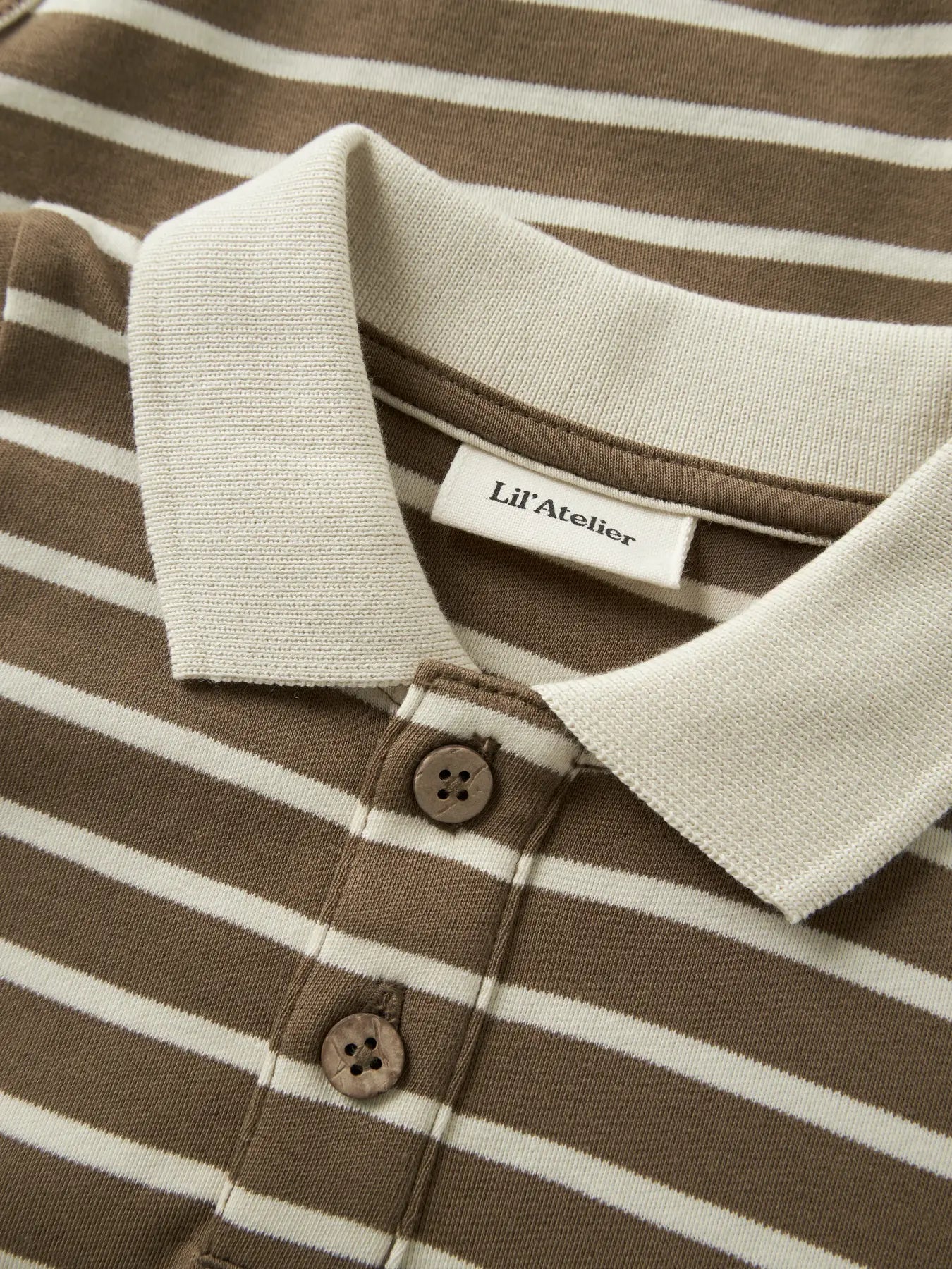 Lil'Atelier - polo body - kangaroo stripe