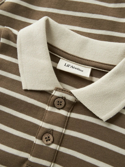 Lil'Atelier - polo body - kangaroo stripe