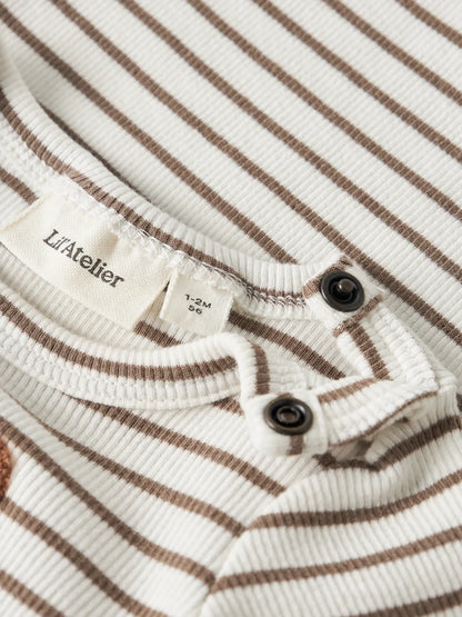 Lil'Atelier - body teddybear - coconut milk stripe