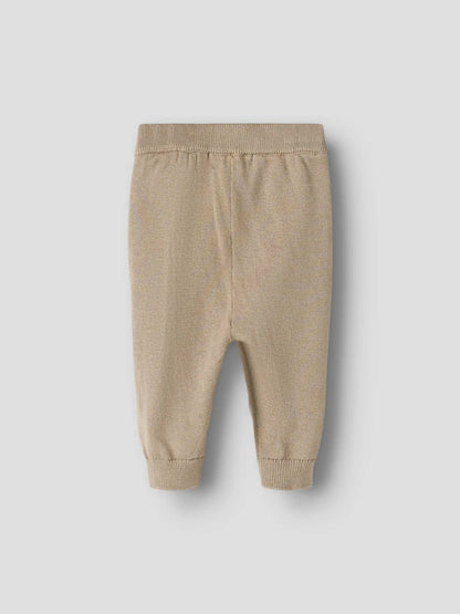 Lil'Atelier - knitted pants - oxford tan