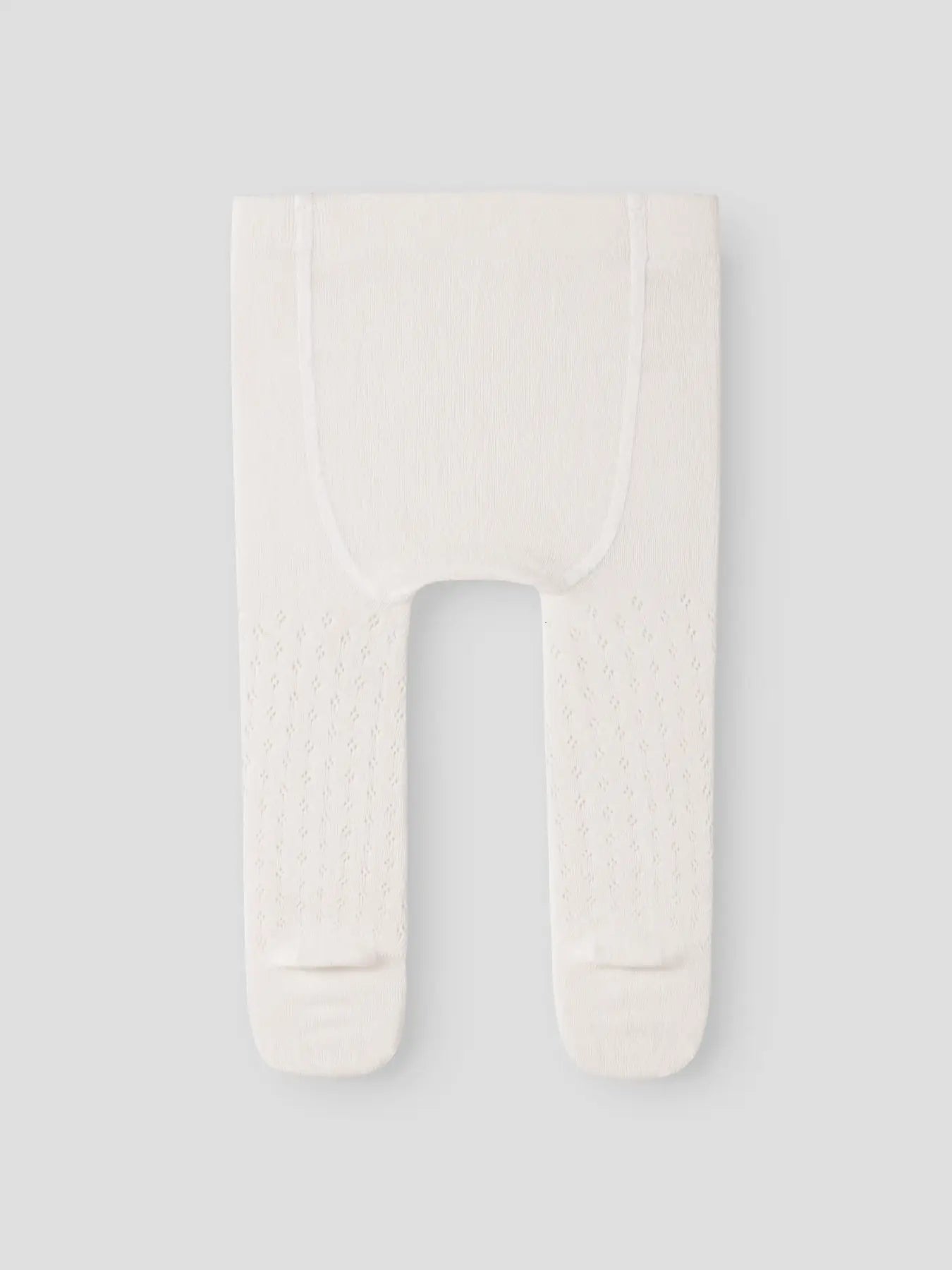 Lil'Atelier - pointelle pantyhose baby - turtledove