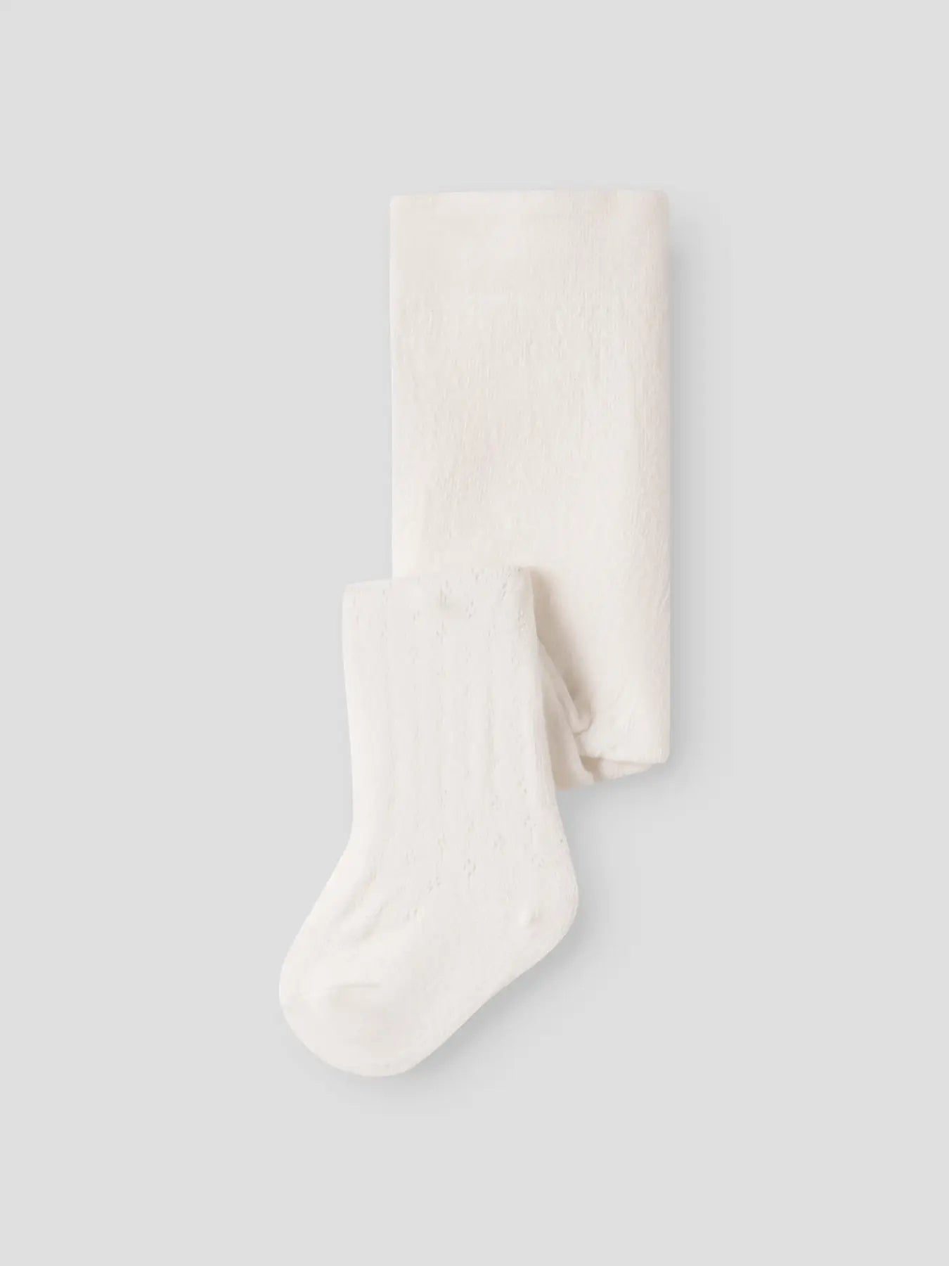 Lil'Atelier - pointelle pantyhose baby - turtledove